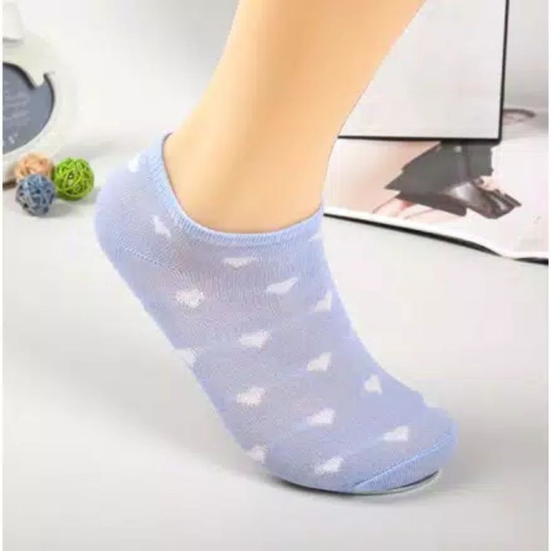 KAOS KAKI Angkle Semata Kaki Motif Love Kaos Kaki Cute Kaos Kaki Fashion Korea TERLARIS!!