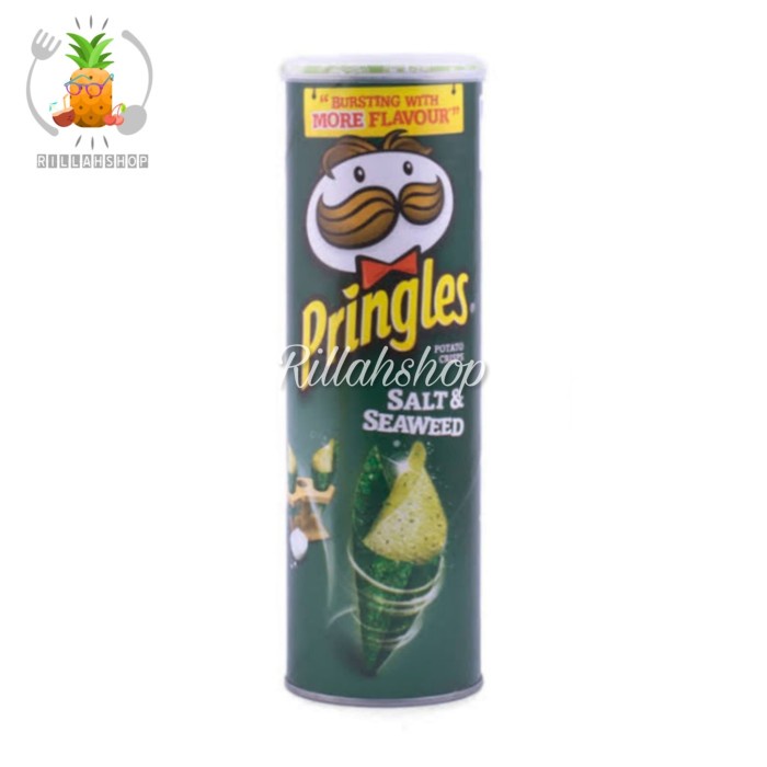 

Pringles Salt and Seaweed Potato Chips (110g)