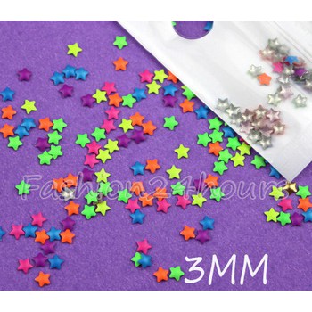 CLEARANCE SALE - Star color metal nail art