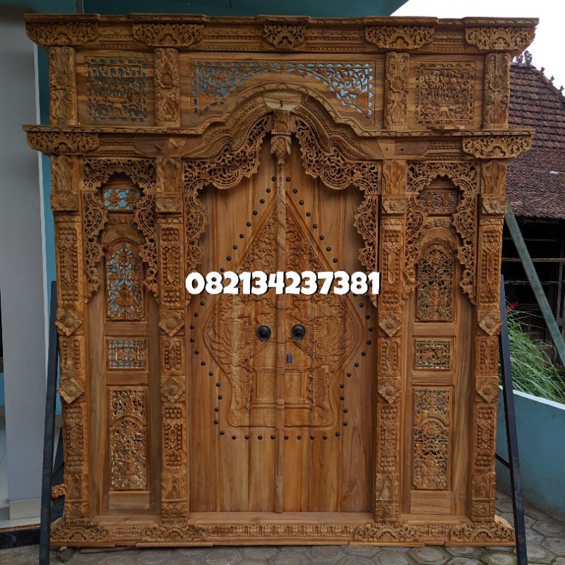 Gebyok Kelir | Gebyok Wayang | Gebyok Pintu Wayang | Gebyok Kelir Wayang | Gebyok 250 cm