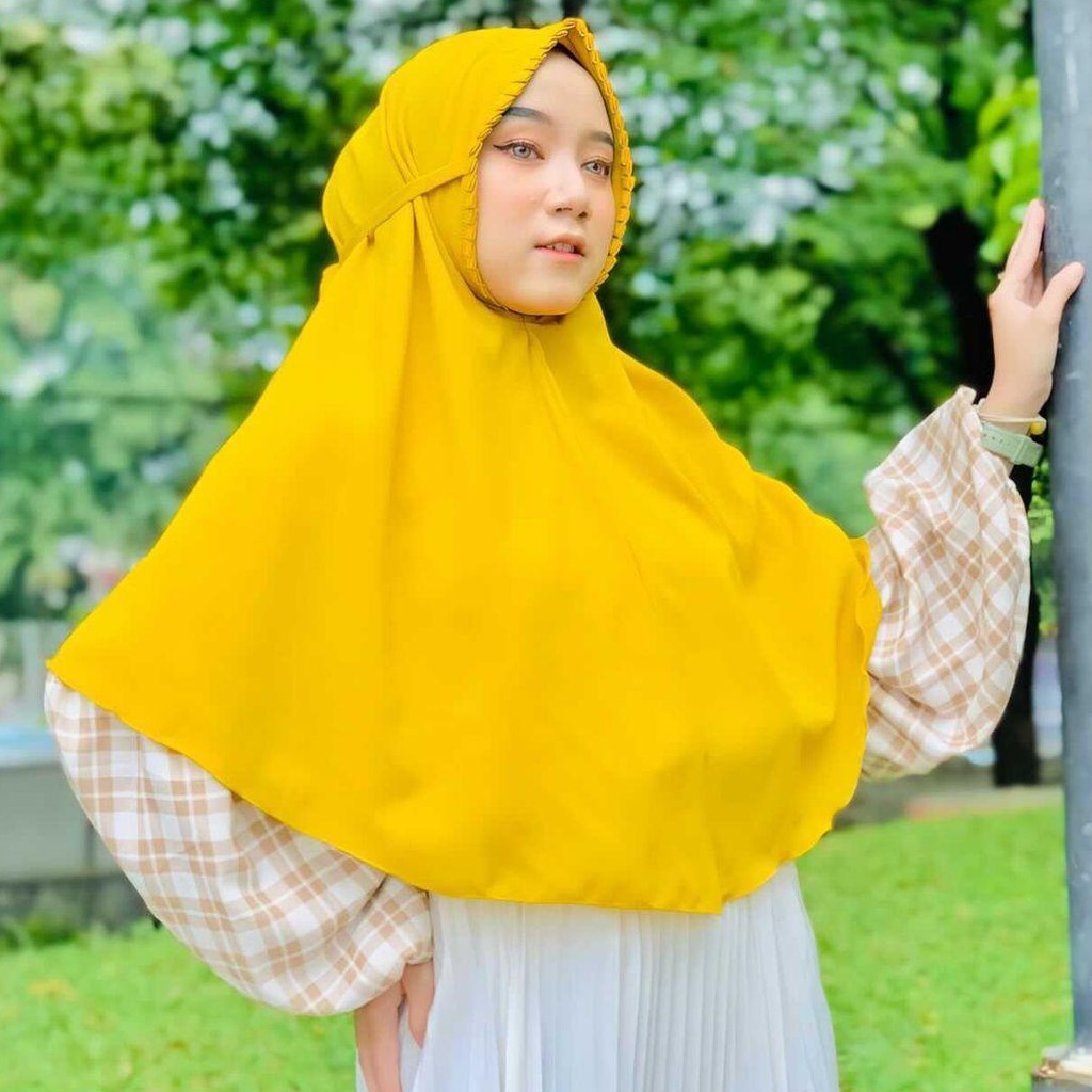 Hijab instan Sarah Lipit Jilbab Instan Bergo Sarah Lipiit Kerudung Instan Premium Diamond-5