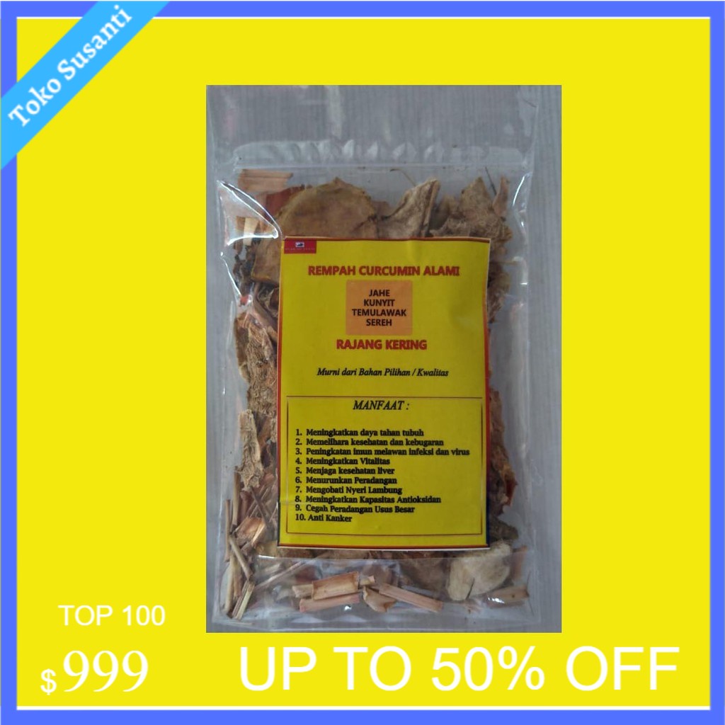

CURCUMIN TEMULAWAK KUNYIT SEREH CURCUMA PAKET LENGKAP UNTUK DAYA TAHAN TUBUH VIRUS CORONA 100GRAM