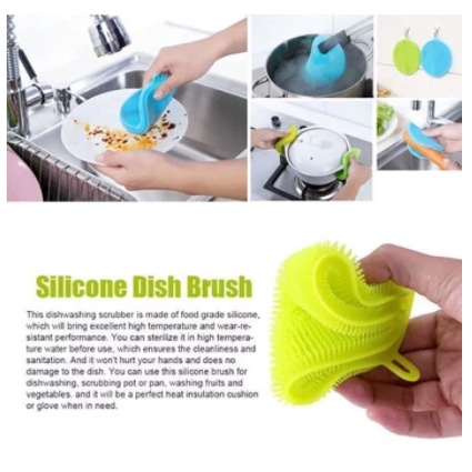 Spons Cuci Piring Silikon / Kitchen Sponge