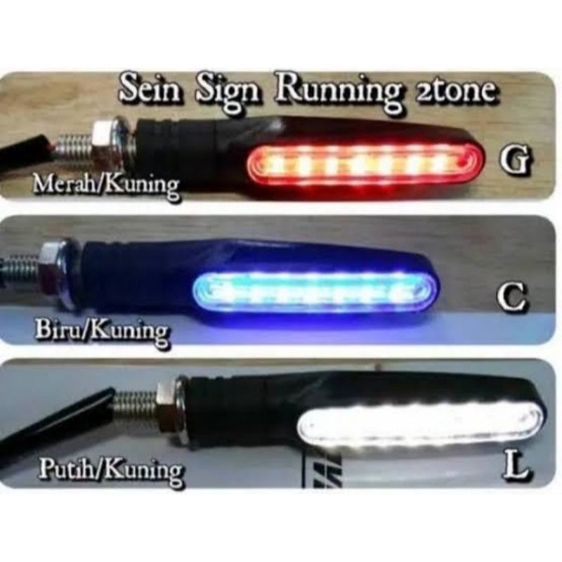 LAMPU SEIN LED RUNNING 2 IN 1 UNIVERSAL