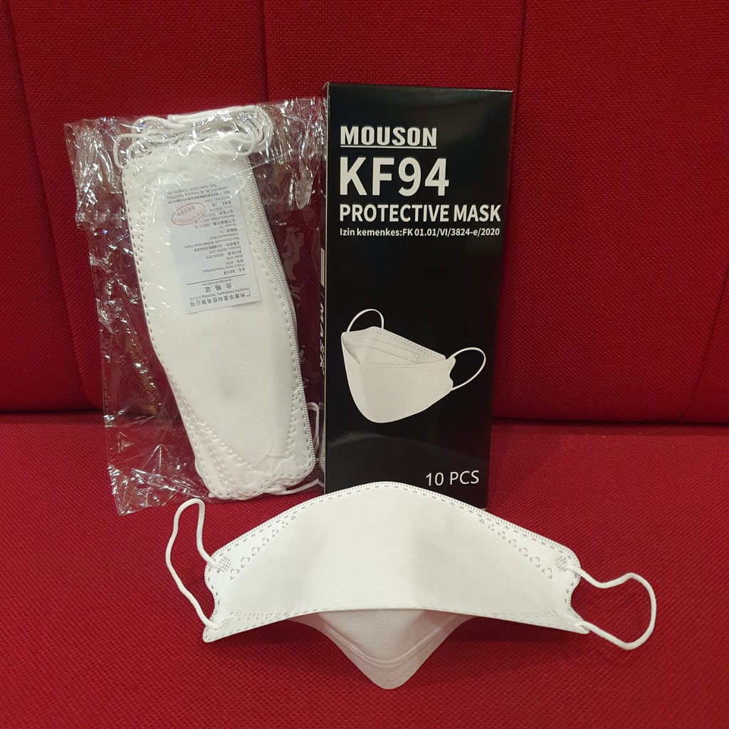 Masker KF94 MOUSON 4PLY KEMENKES Model korea  Evo psbb