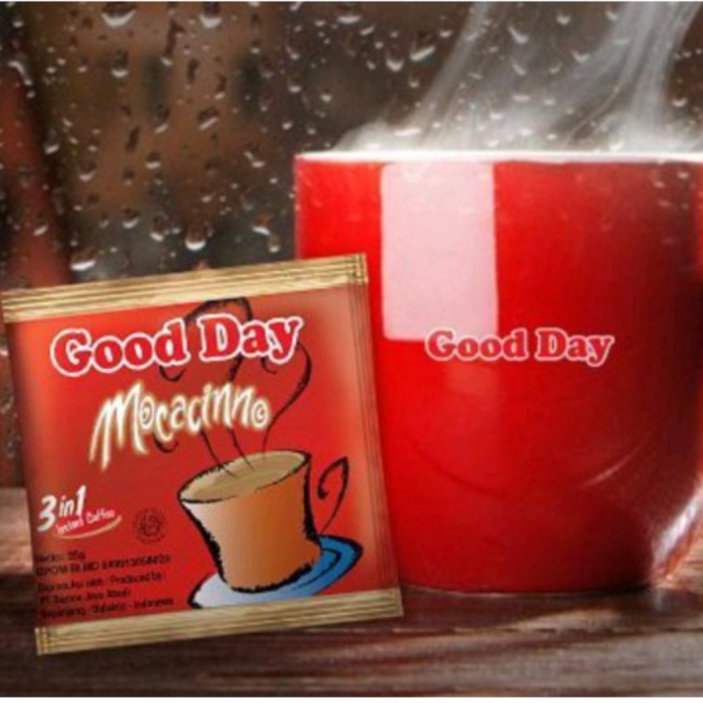 

Kopi Good Day Mocacinno Renceng Sachet Satuan Halal Hits Kekinian Viral