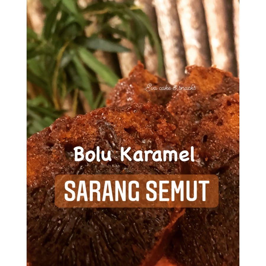 

bolu caramel sarang semut