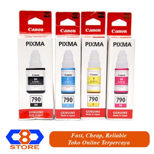 TINTA CANON 790 GI-790 GI790 GI 790 PAKET ORIGINAL RESMI