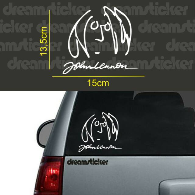 

Sticker Stiker Musik Band John Lennon