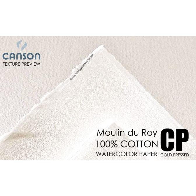 

Gaya Canson Moulin Du Roy Cold Pressed 24X32 Terlaris