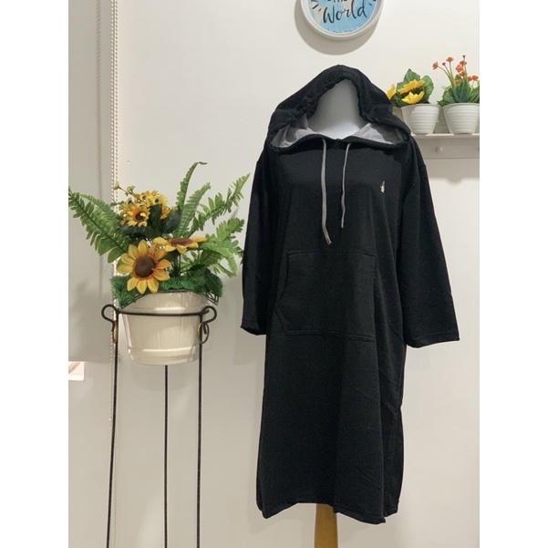 DRESS HOODIE HITAM HUSH PUPPIES NEW❌SOLD❌