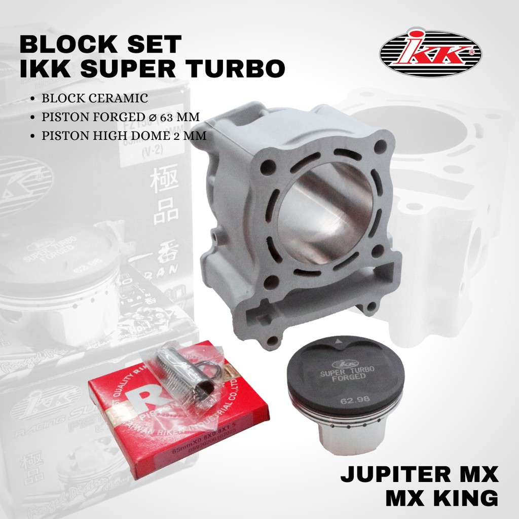 Blok seher IKK jupiter mx mx king vixion Super Turbo boring 63mm