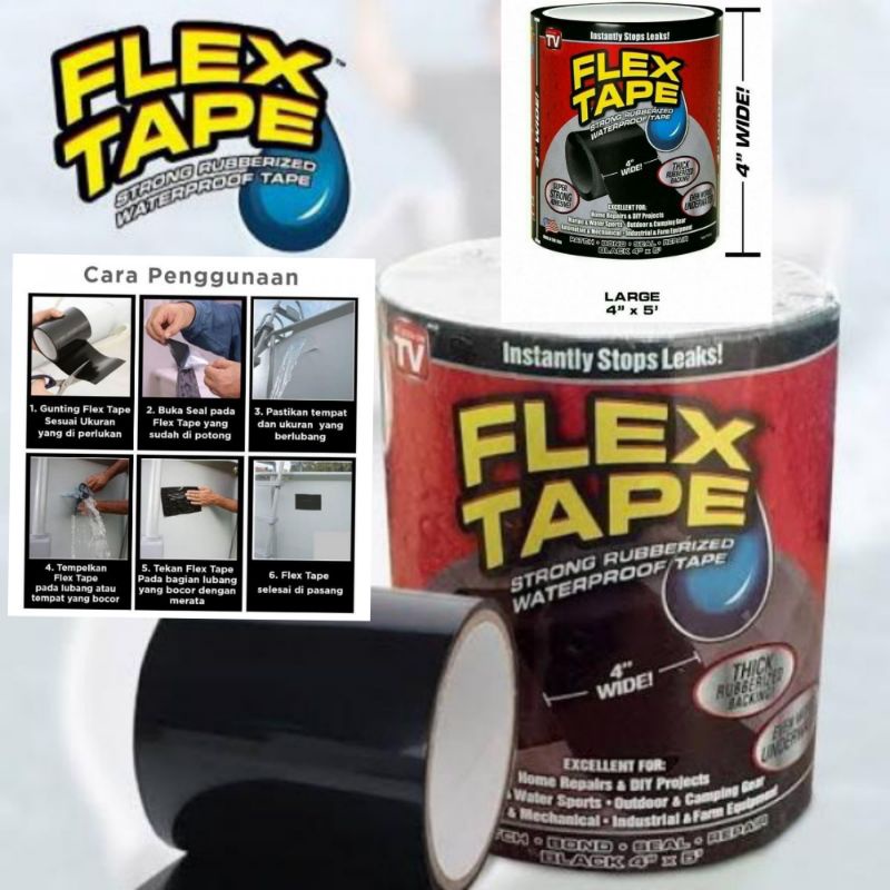 

fitri_galery Flex Tape 4inch Isolasi Ajaib