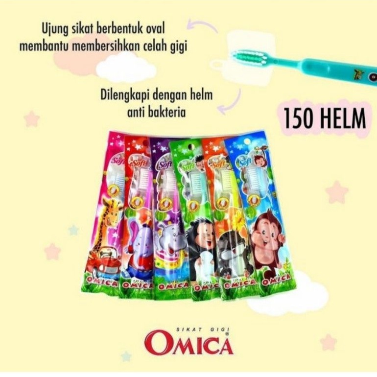 Sikat Gigi Anak Omica Helm