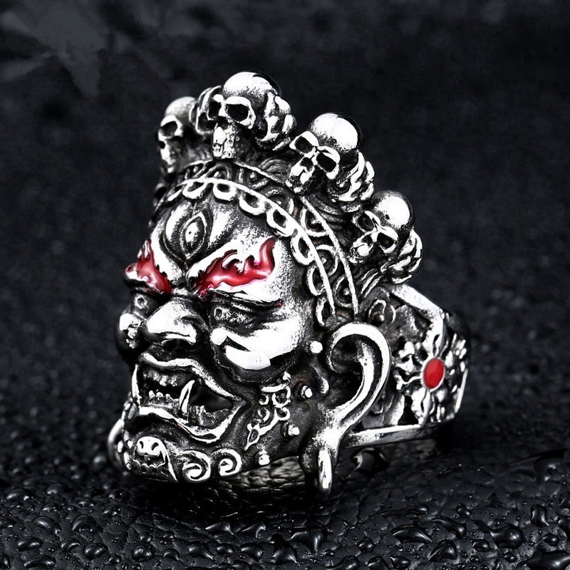 Men's Fashion Punk Style Skull Ring Jewelry Accessories/Anniversary Gift