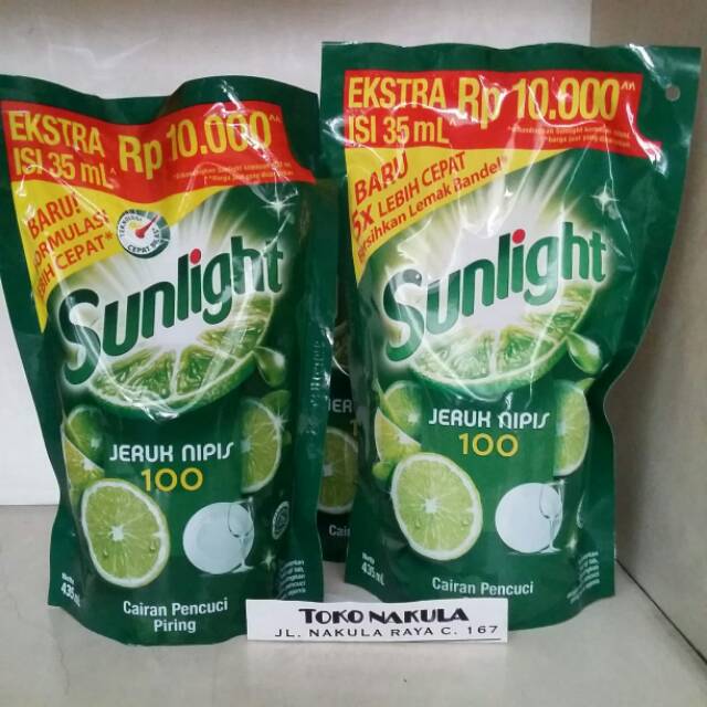 Sunlight Sabun Cuci Piring Jeruk Nipis