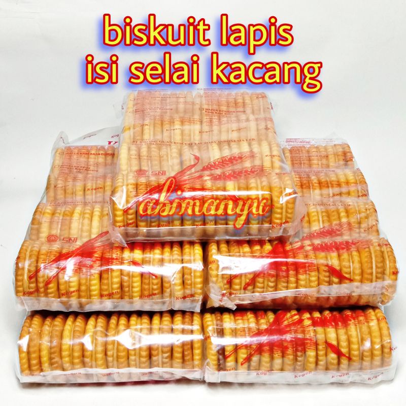 

KREKERS KRIM KACANG - BISKUIT HEALTHY PEANUT 1125gr