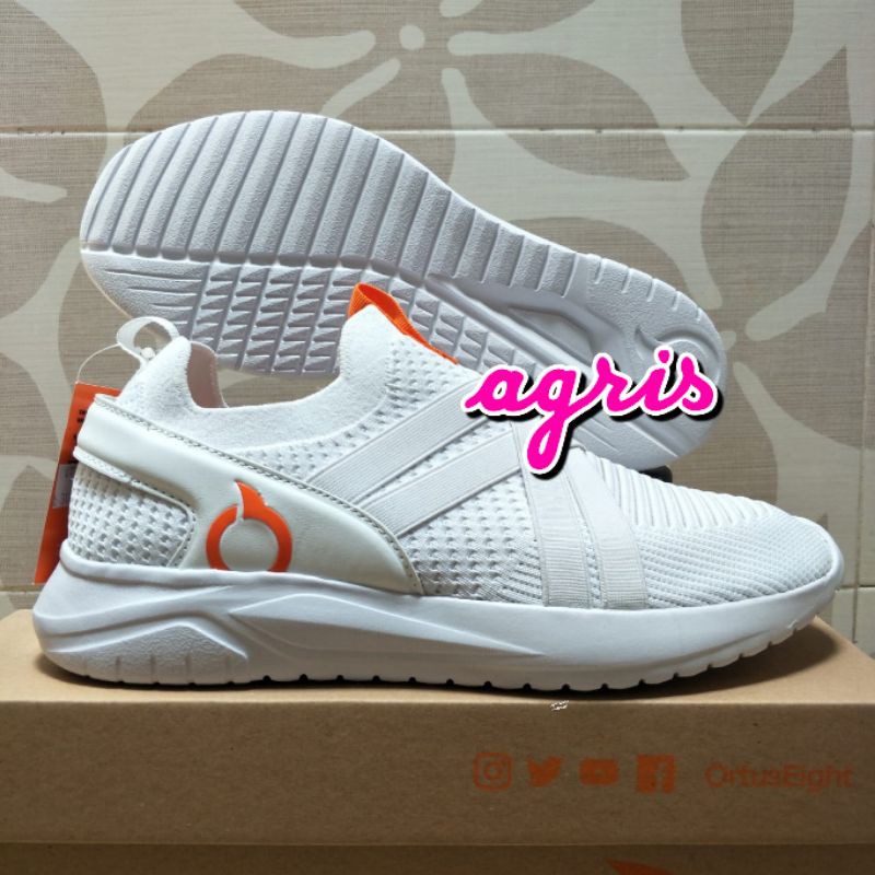 SEPATU RUNNING ORTUSEIGHT SWIFT WHITE ORTRANGE