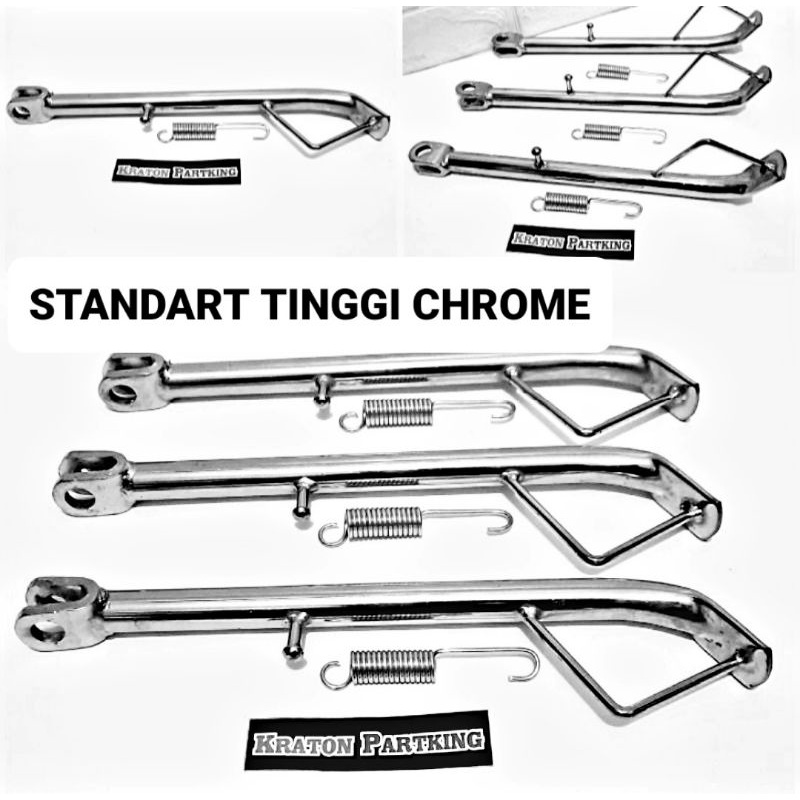 STANDART CHROME CROME SAMPING TINGGI RX KING NINJA THUNDER TANDER SCORPIO