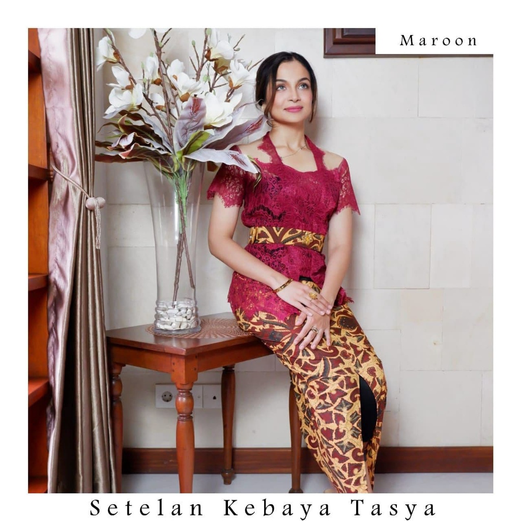 setelan kebaya bali brokat rang rang modifikasi tasya kebaya modern wisuda pesta