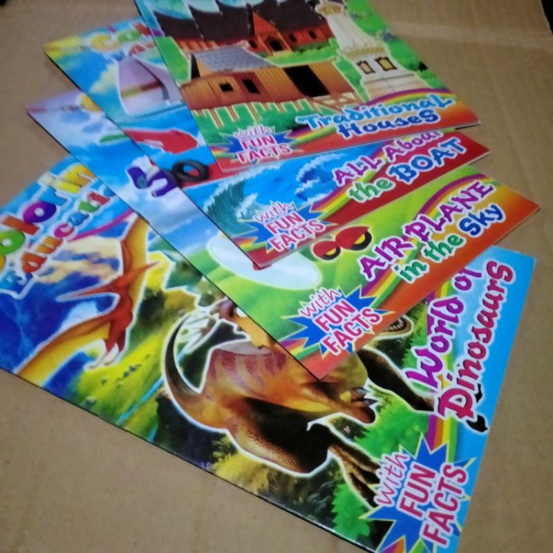 

BOOK COLORING BUKU MEWARNAI EDUKASI GAMBAR KARTUN ANIMAL BOBOI DLL15x24Cm