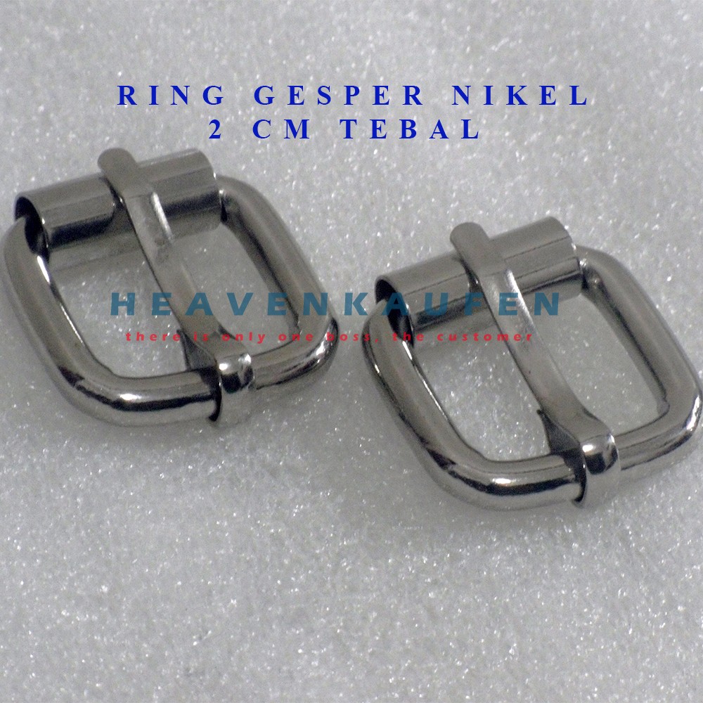 Ring Gesper Nikel 2 cm Premium Quality Bagus