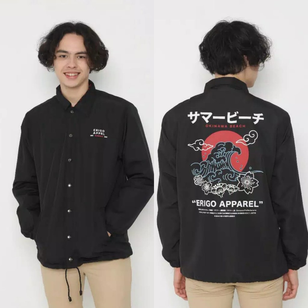 JAKET JAKET COACH PRIA JAKET COACH PARASUT JAKET OUTDOOR JAKET PRIA MOTIF