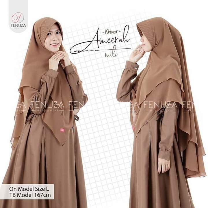 khimar ameerah fenuza by muslim wear