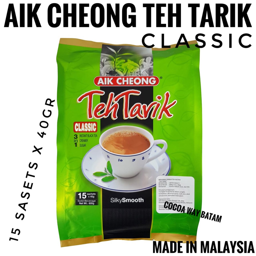 

Aik Cheong Teh Tarik Classic 600gr / Minuman Seduh Aikcheong