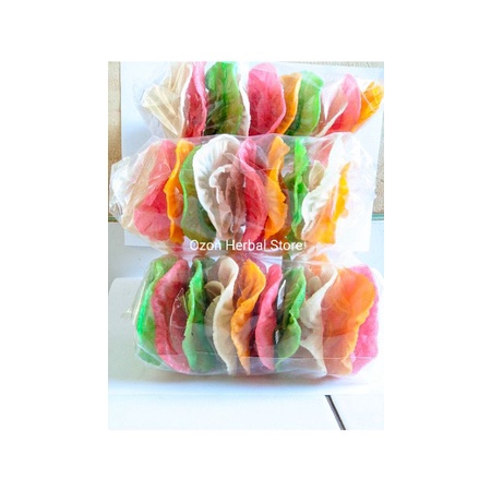 

Kerupuk Dapros Kembang Rose Mentah 250gram