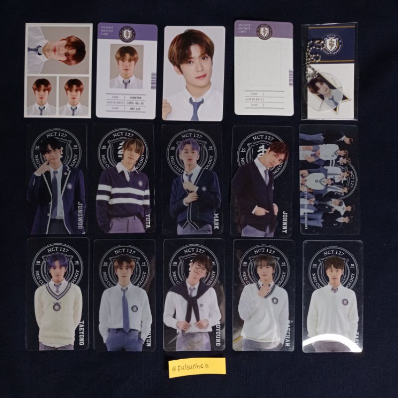 B2sk Back to school kit NCT 127 sharing || PC/Photocard jaehyun taeyong doyoung mark haechan jungwoo