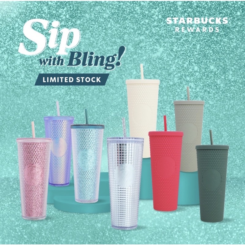 Starbucks Tumbler Studded Bling