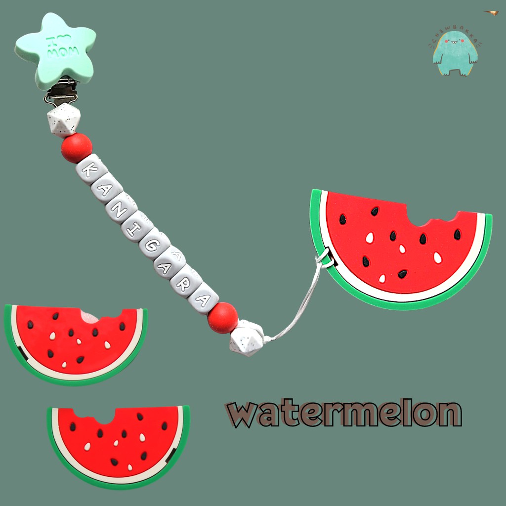 SILICONE BABY TEETHER WATERMELON