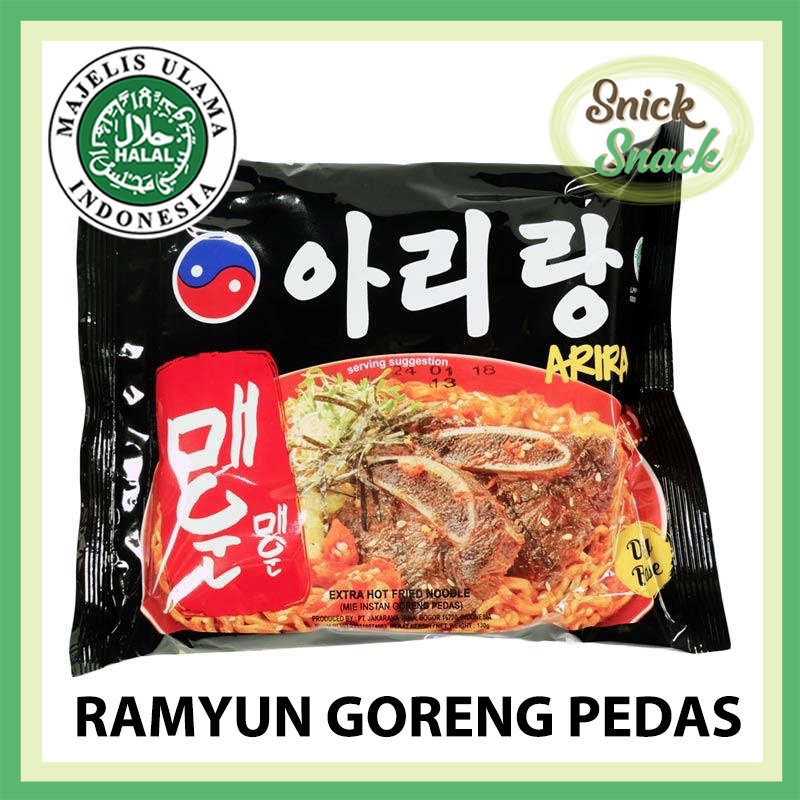 Arirang Extra Hot Ramen Mie Korea Halal Mi Instan Super Ekstra Pedas Sangat Pedes