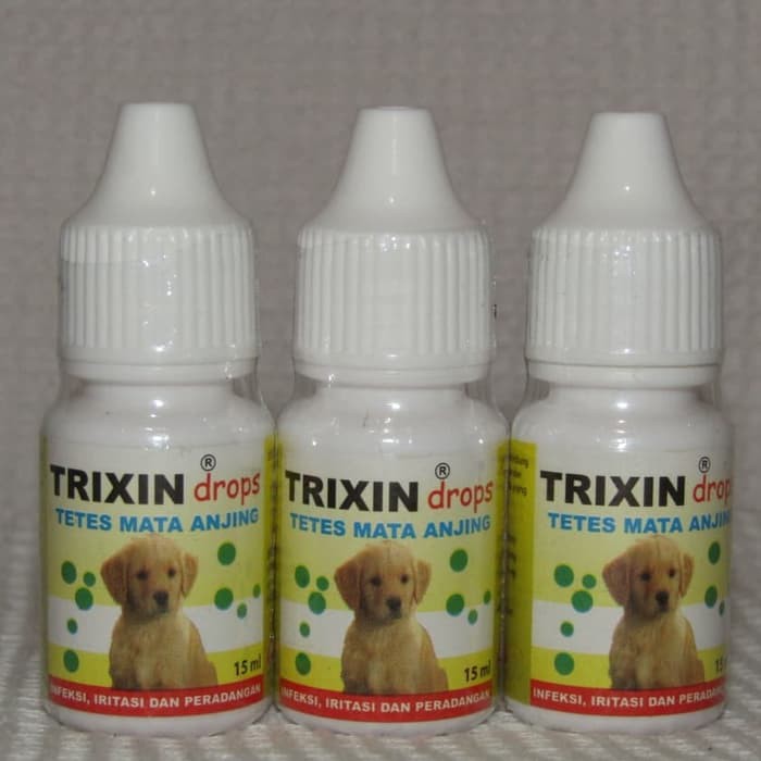 Trixin Dog 15ml Obat Tetes Mata Hidung Anjing Puppy Eye Drop