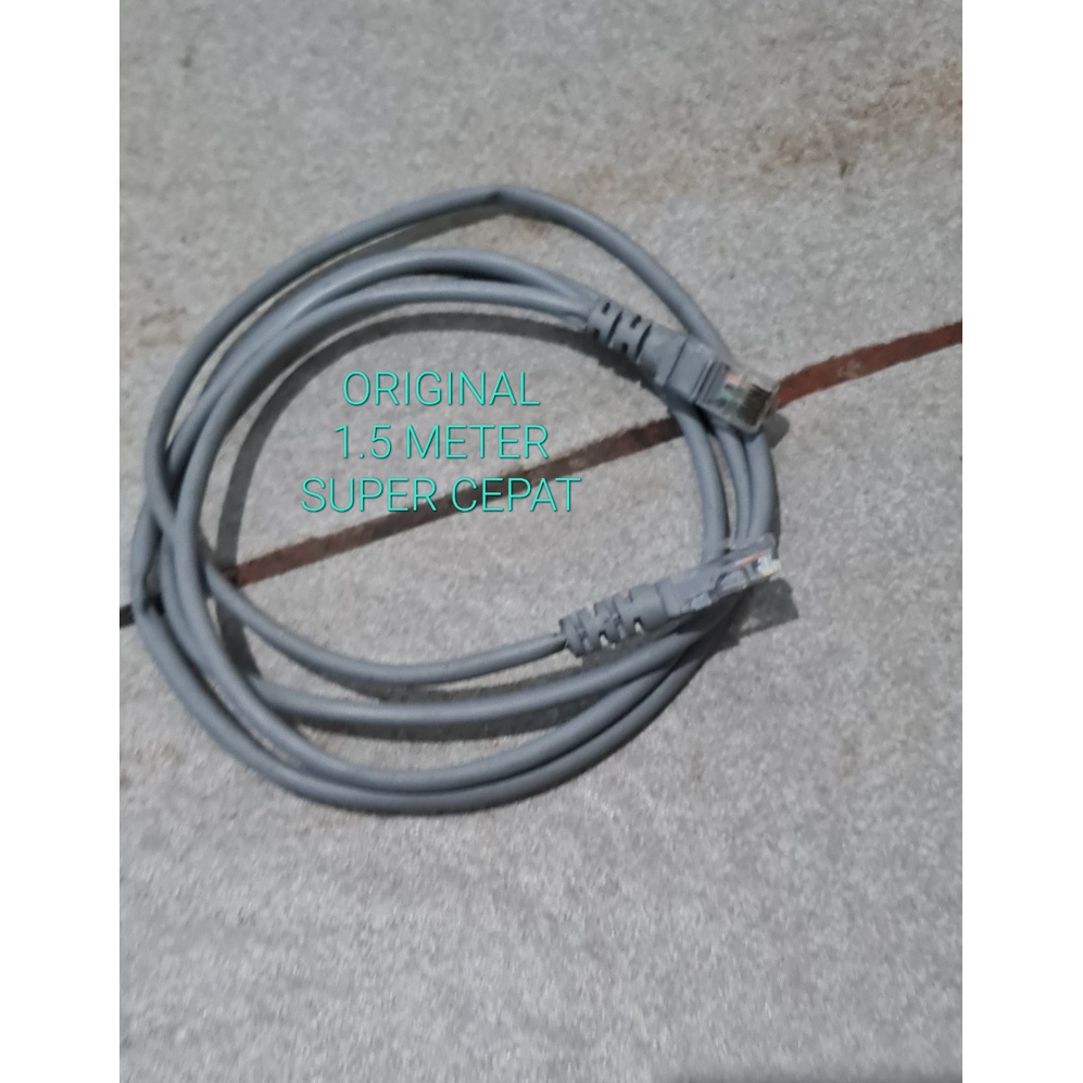 G644 KABEL LAN RJ45 1.5 METER CAT 6 UTP INTERNET LAPTOP WIFI JARINGAN KONEKTOR PLUG BOOT KOMPUTER SWITCH ROUTER MODEM COMPUTER INDIHOME FIRTSMEDIA ROUTER MODEM ASLI SUPER CEPAT ROUTER CPU  konektor wifi internet PLUG boot komputer jaringan computer switch