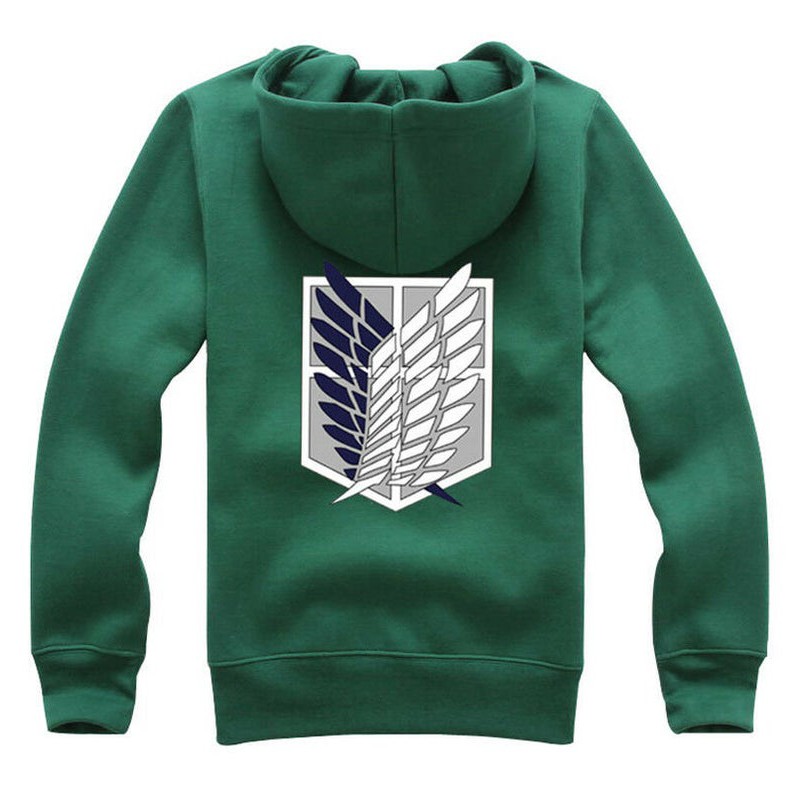 Jaket Hoodie Anime Attack On Titan Zipper Terbaru Terlaris