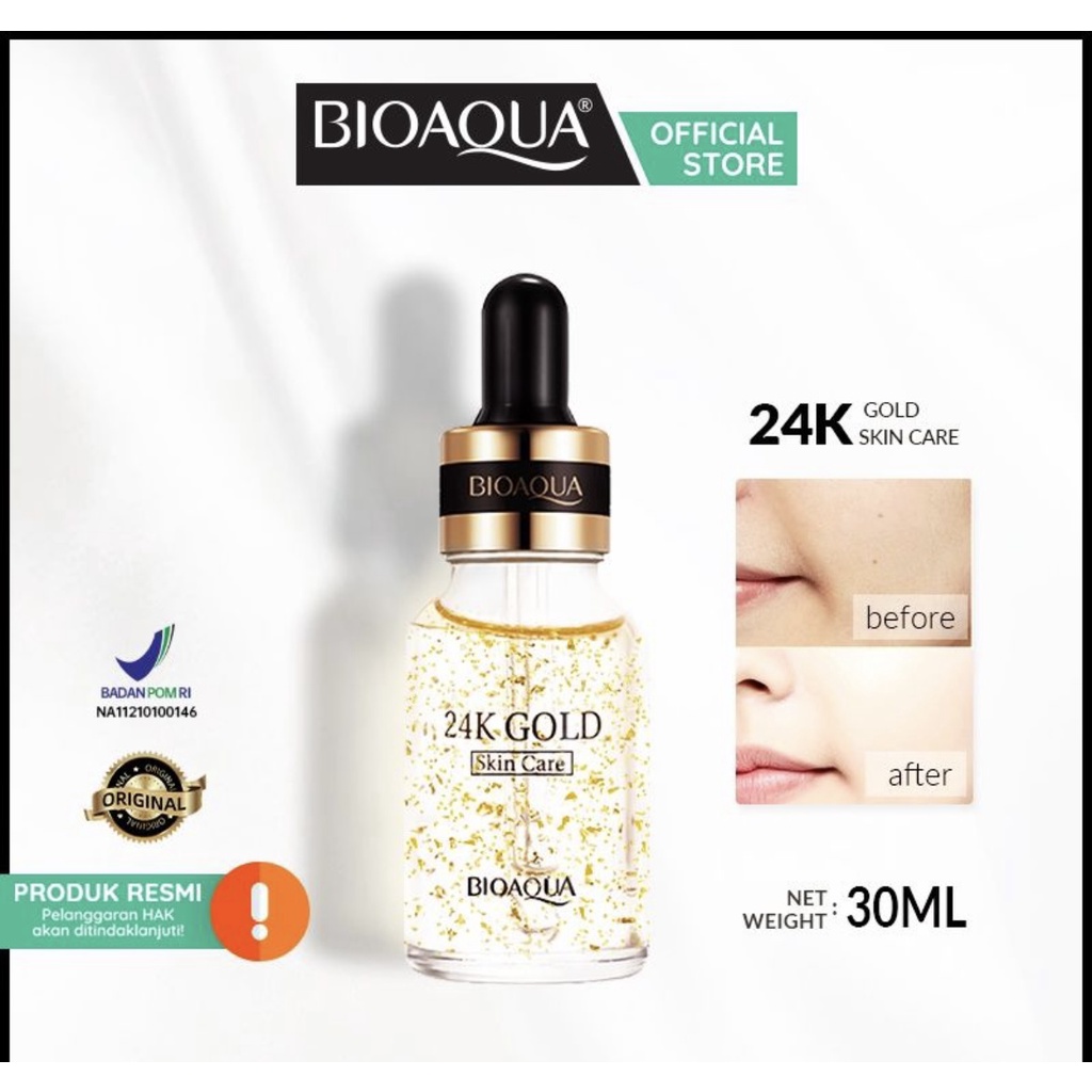 BIOAQUA 24k Gold Skin Care 30ml face serum