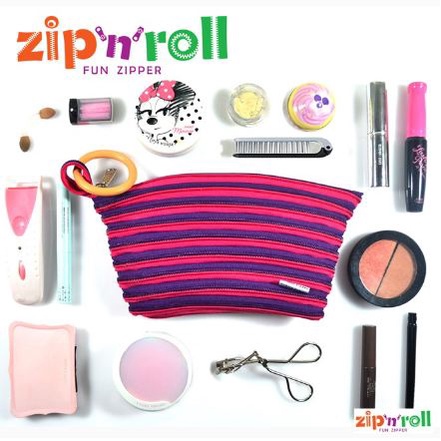 

ZIP N ROLL | Accessories Pouch Ring | Pouch Kosmetik | AP-001