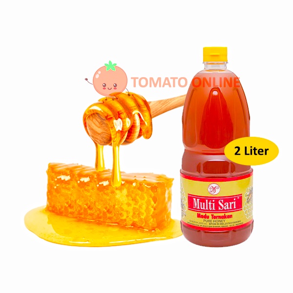 

Madu Asli Multi Sari Botol 2 liter Lt Ltr L / 2lt 2ltr / 2000 ml / 2000ml