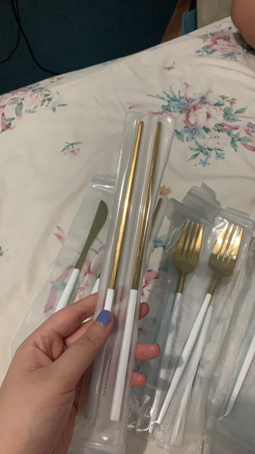 [satuan] Cutlery Set Sendok Garpu Pisau Alat Makan Mewah