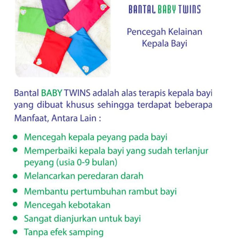 Big Promo Bantal Terapis Bayi Baby Twins Bantal Anti Peyang Kacang Hijau Bantal Kesehatan Best Selle Shopee Indonesia