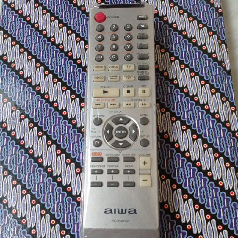 Remote hoome teather aiwa dvd