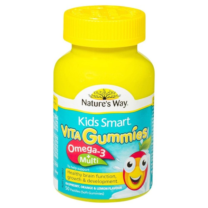 

Nature's Way Kids Smart Vita Gummies Omega 3+Multi ( 50 Pastilles )