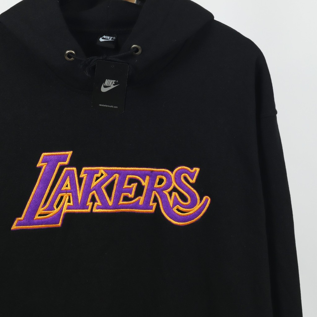 JAKET SWEATER HOODIE EMBROIDERY LAKERS BIG TEXT SIMPLE UNISEX GOOD QUALITY