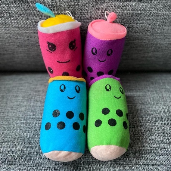 BB15 Boneka Boba Bubble Milk Tea Lucu Imut Menggemaskan size Kecil t 15cm