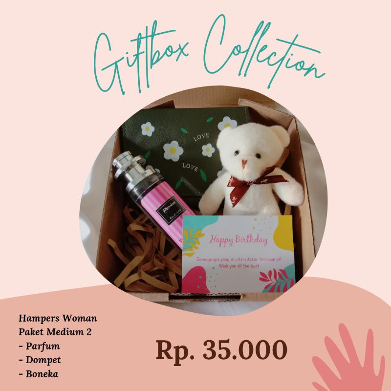 

HAMPERS WOMAN PAKET GIFTBOX HAMPERS WANITA HADIAH ULTAH