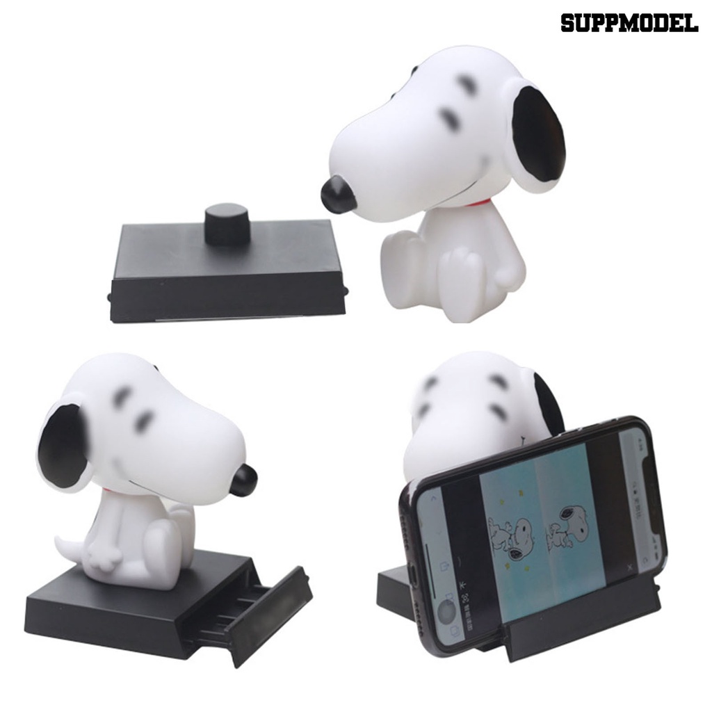 Boneka Kartun Snoopy Kepala Goyang Untuk Dekorasi Interior Mobil
