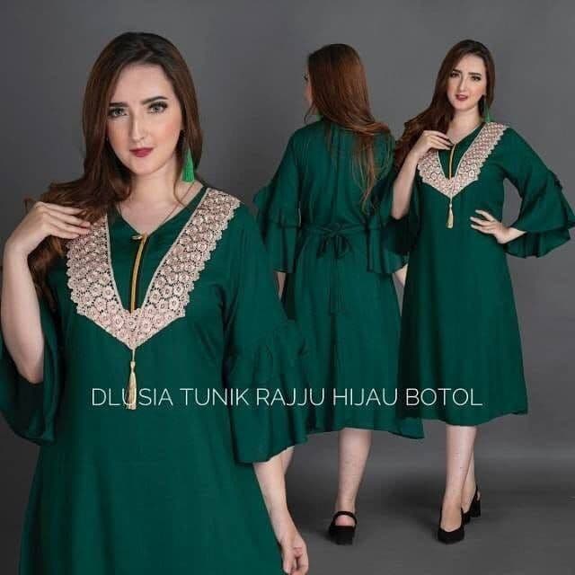 DASTER ARAB RENDA DLUSIA TUNIK RAJJU / DASTER BUSUI / DASTER RENDA MURAH / DASTER DAILY