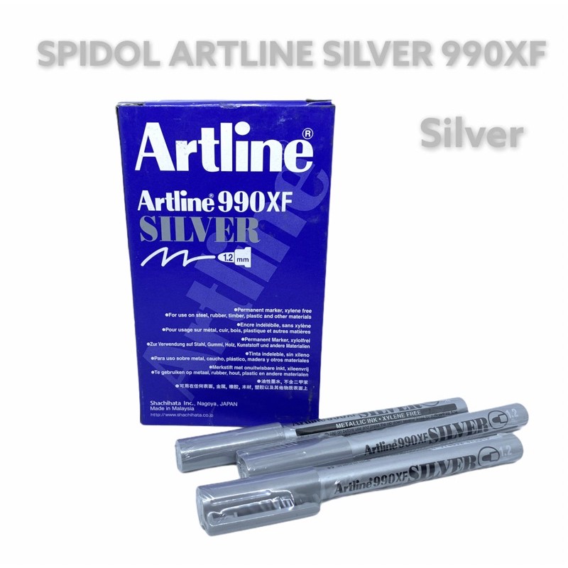 

1 biji Spidol artline silver 990XF / spidol silver